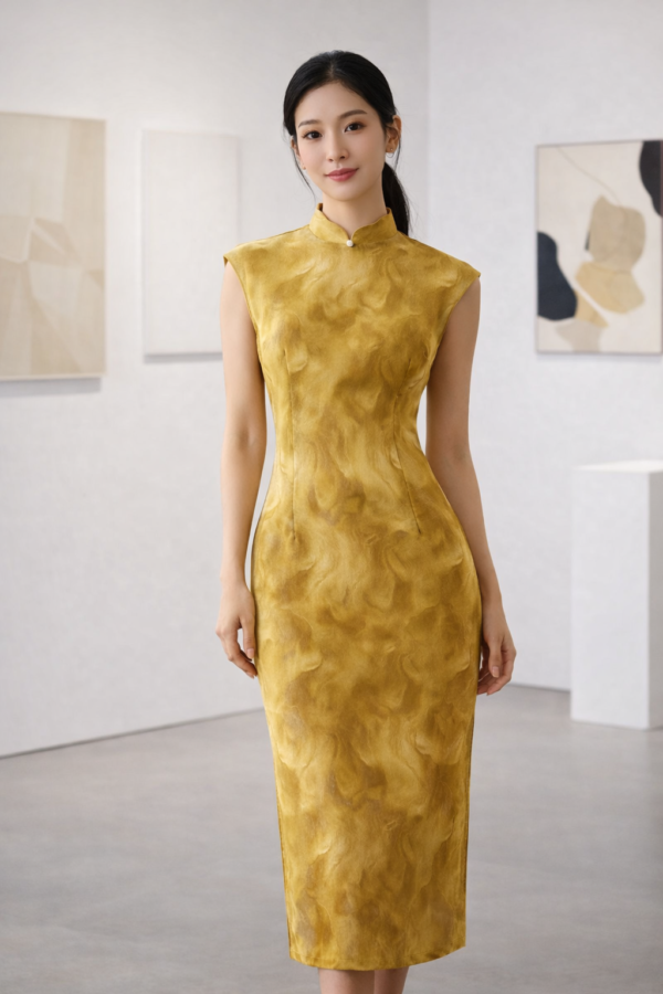 Golden Cheongsam Qipao